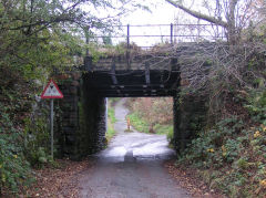 
LNWR Pentwyn underbridge, Abersychan, October 2009